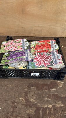 Lot 1081 - Crate of 12 mixed summer bulb packs