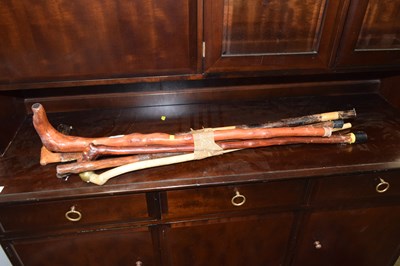 Lot 809 - Mixed Lot: Walking sticks