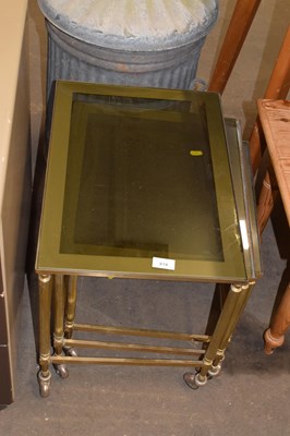 Lot 814 - Nest of three tables