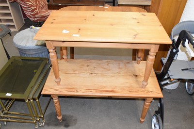 Lot 815 - Two pine coffee tables