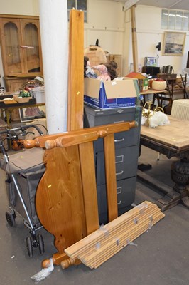 Lot 825 - Pine single bed frame