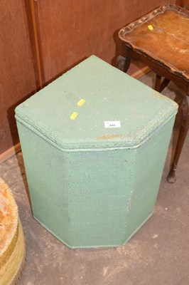 Lot 845 - Corner linen basket