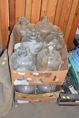 Lot 861 - A US 2 Bushel coal bag together with two boxes...