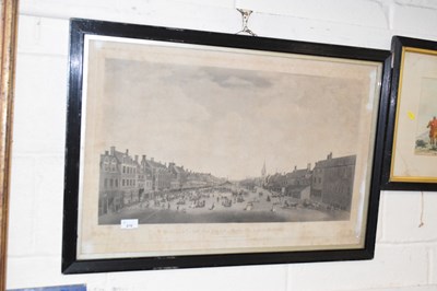 Lot 876 - A framed engraving A South East View of the...