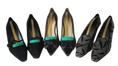 Lot 167 - Three pairs of shoes: to include a pair of...