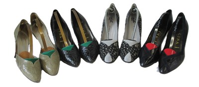 Lot 169 - Four pairs of ladies courts, sizes 5 and 6, (4)