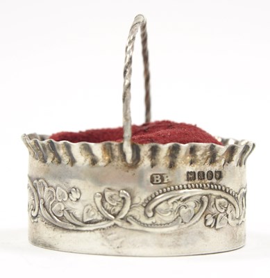 Lot 90 - A late 19th Century continental silver pin...