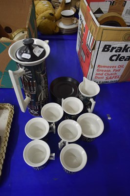 Lot 178 - PORTMEIRION 'MAGIC CITY' COFFEE SET