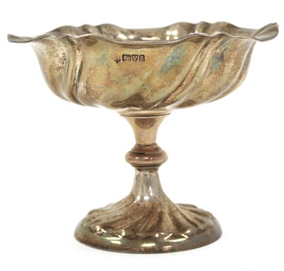 Lot 47 - An Edwardian silver pedestal dish having a...