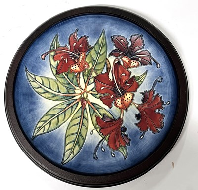 Lot 237 - Moorcroft Simeon Pattern Charger by Philip Gibson
