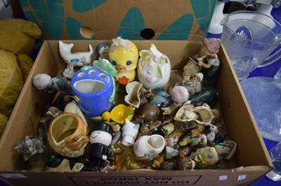 Lot 185 - BOX VARIOUS SMALL ORNAMENTS