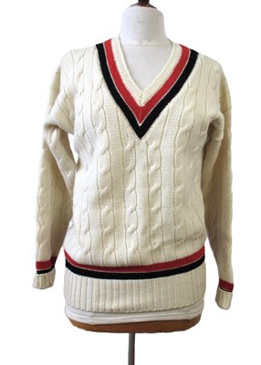 Lot 79 - A Jeager cricket sweater, wool, size 42