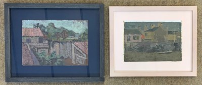 Lot 16 - British Contemporary, Harbour scene (bears...