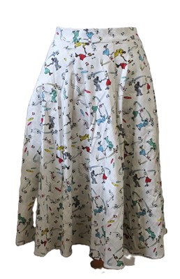 Lot 82 - A 1950's style swing skirt by Collectif, size...
