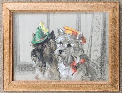 Lot 28 - Marjorie Porter (British, fl. 1935-40) 'Me and...