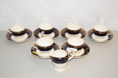 Lot 10 - A Washington Pottery part coffee set with gilt...