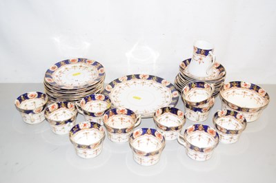 Lot 18 - A quantity of Stanley floral blue and gilt...