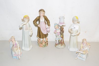 Lot 21 - Mixed Lot: Six assorted figurines