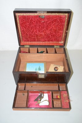 Lot 65 - A Victorian rosewood and mother of pearl...