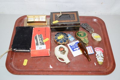 Lot 81 - Mixed Lot: Folding opera glasses, perpetual...