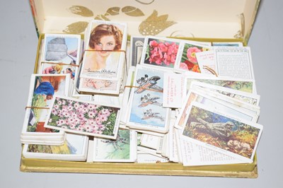 Lot 90 - A box of various cigarette cards