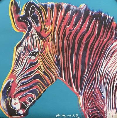 Lot 32 - Andy Warhol (1928-1987), 'Zebra', limited...