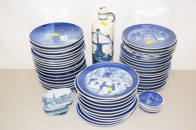 Lot 131 - A collection of Copenhagen Christmas plates...