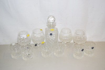 Lot 140 - A Stuart crystal decanter and six tumblers...