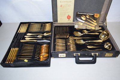 Lot 142 - A case of Solingen cutlery