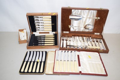 Lot 145 - Mixed Lot: Various silver plated and steel...