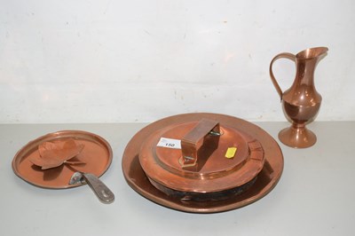 Lot 150 - Mixed Lot: Various copper lids, small copper...