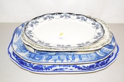 Lot 157 - A group of four various meat plates