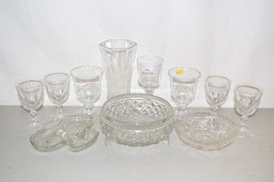 Lot 173 - Mixed Lot: Various drinking glasses, glass...