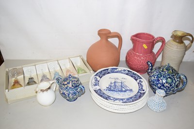 Lot 196 - Mixed Lot: Cased retro wine glasses, various...