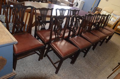 Lot 258 - A harlequin set of ten Georgian Revival...