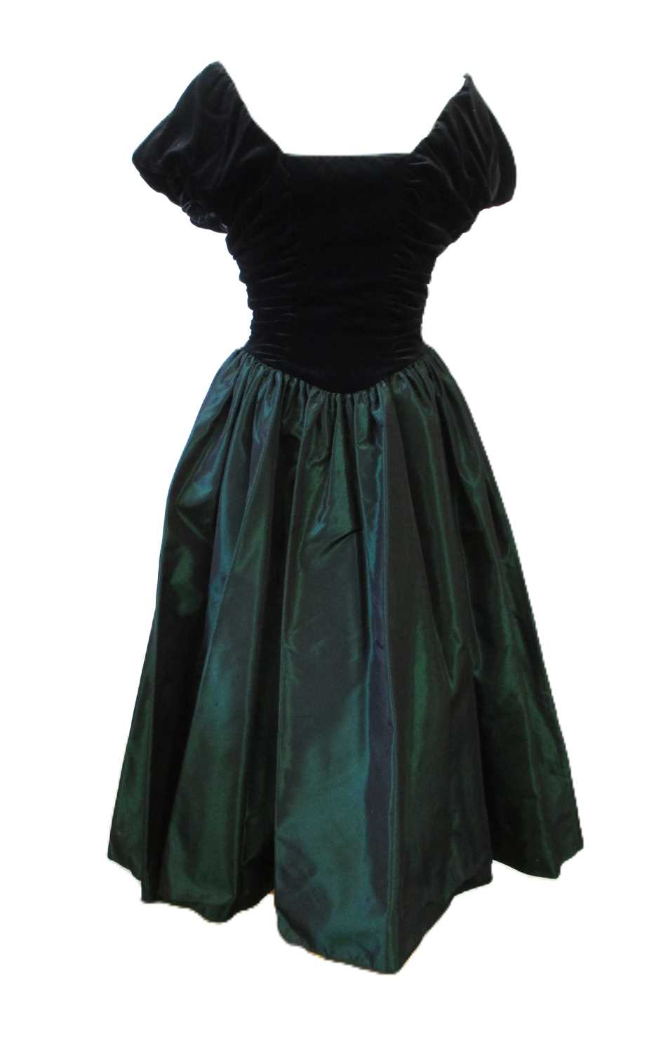 Lot 60 - Laura Ashley: a 1980's evening gown, with...