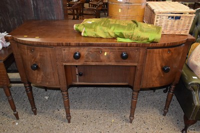 Lot 271 - A Victorian mahogany bow front sideboard