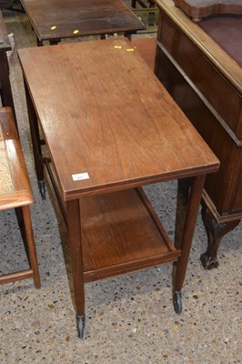 Lot 277 - A tea trolley with folding top