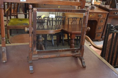 Lot 281 - A Victorian swing dressing table mirror