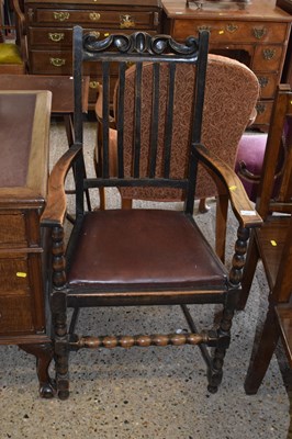 Lot 282 - A pair of late 19th Century hall chairs