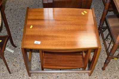 Lot 293 - A nest of two teak tables