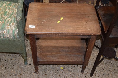 Lot 304 - A small hardwood two tier bedside table