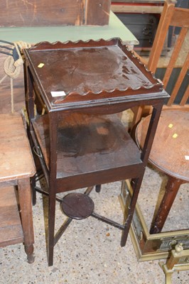 Lot 306 - A Georgian mahogany wash stand converted to a...