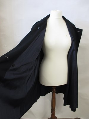 Lot 63 - Karl Lagerfeld: a navy double breast 3/4...