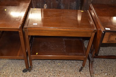 Lot 318 - A combination tea trolley and folding games table