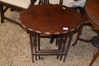 Lot 326 - A nest of three mahogany tables
