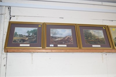 Lot 206 - After John Constable a group of three coloured...