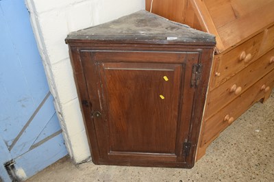 Lot 223 - 19th Century oak corner cabinet