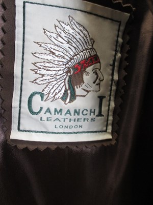Lot 83 - A brown suede jacket by Camanchi Leathers,...