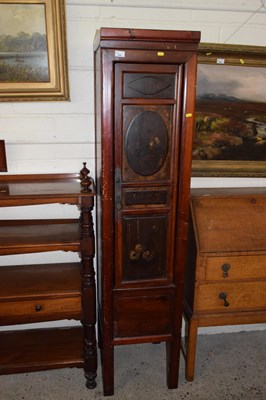 Lot 244 - A 20th Century Oriental lacquered single door...